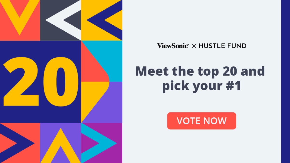 Top 20 reveal — 'Meet the Top 20 and pick your #1 — Vote Now.'