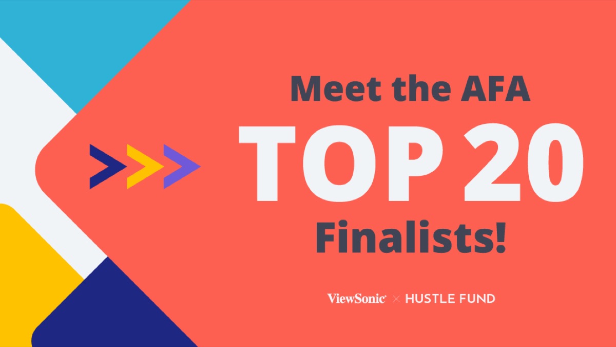 Top 20 announcement — 'Meet the AFA Top 20 Finalists.'