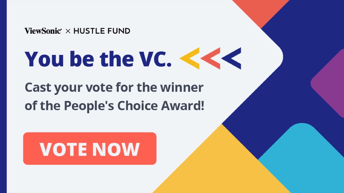 People's Choice vote prompt — 'You be the VC. Vote Now.'