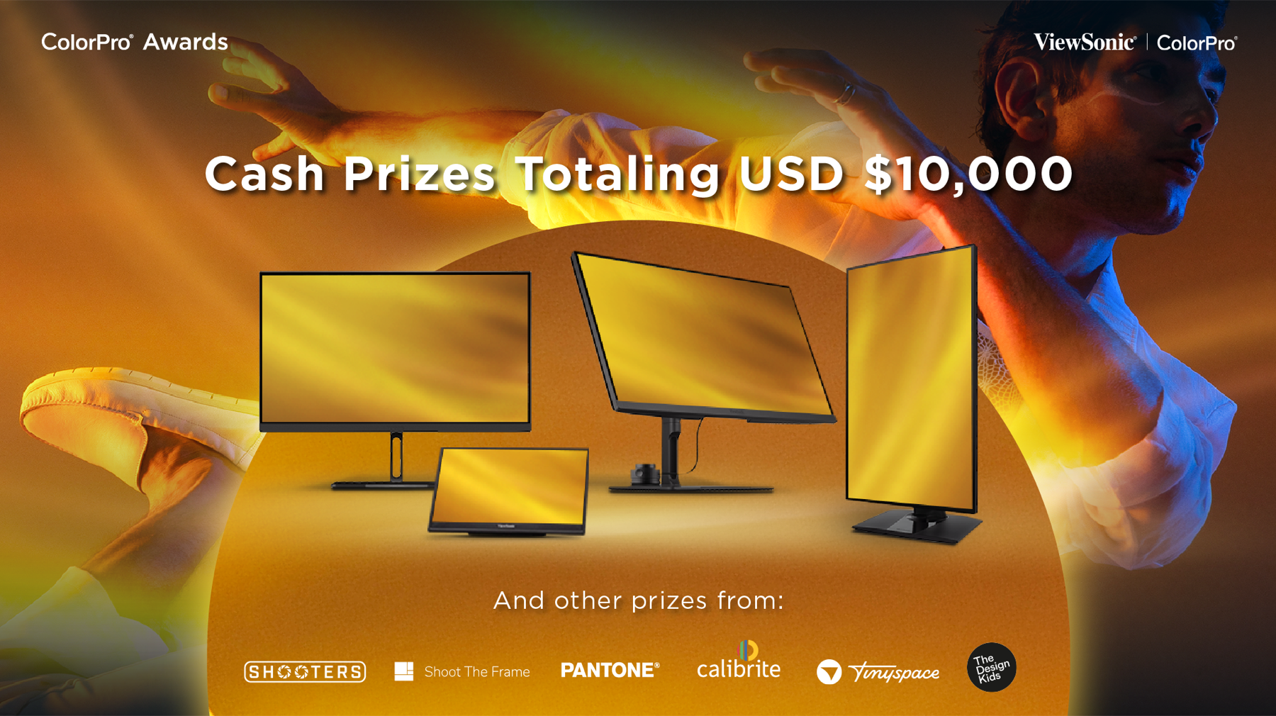 ColorPro Awards 2024 — prize outline graphic listing the three category awards.