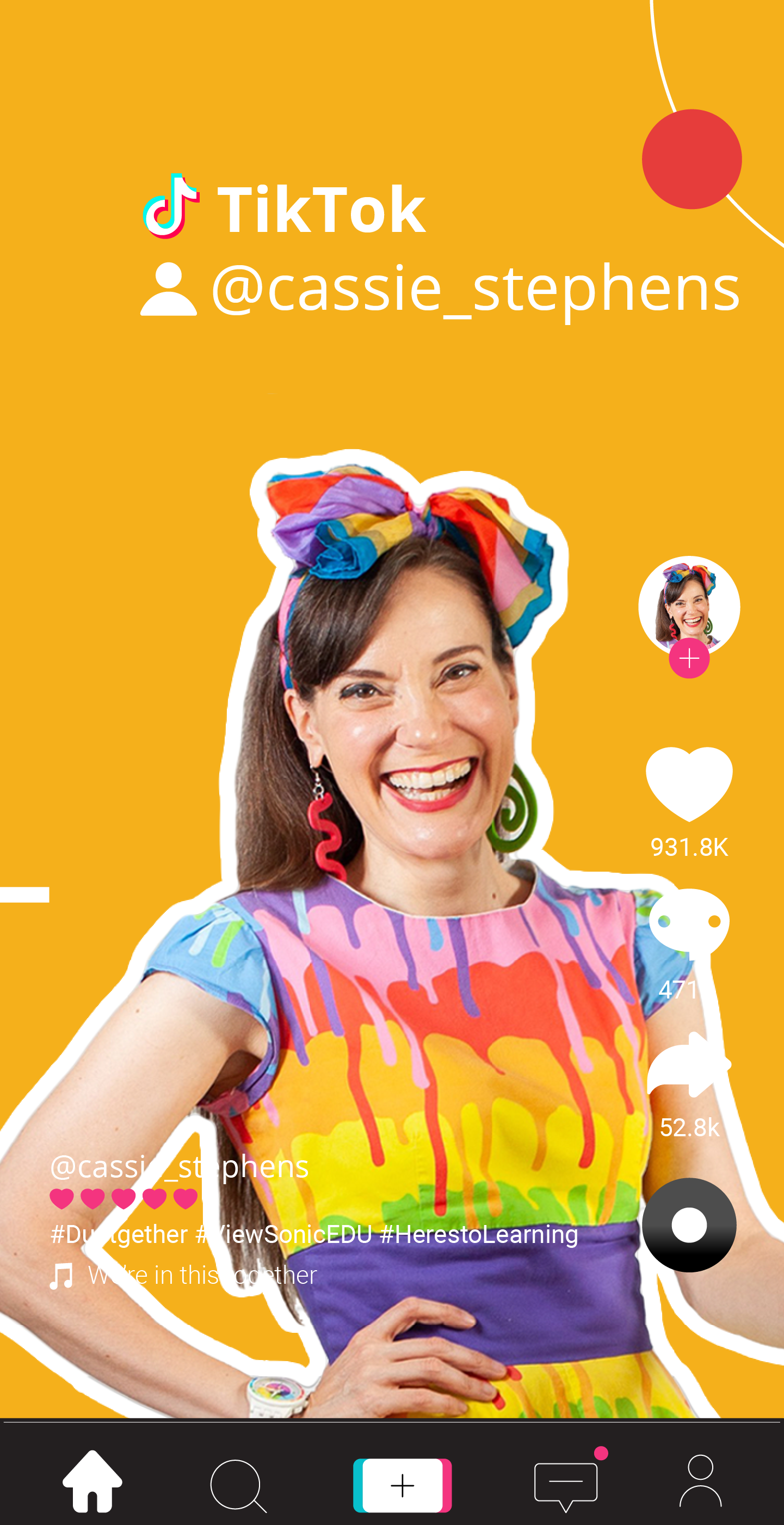ED0084 TikTok #Duetgether — girls' classroom duet, vertical social cut.