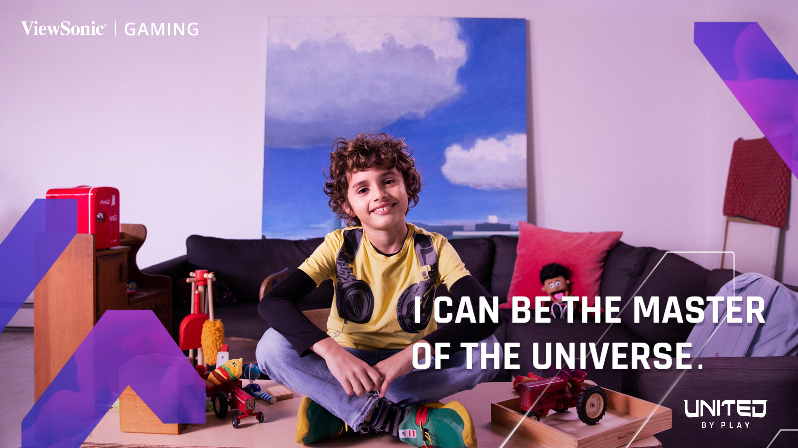 Portrait — kid gamer.